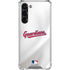 MLB Cleveland Guardians Home Jersey Galaxy S24 FE Clear Case